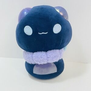 MEWAII Mushroom Family Moth Series Plush Pillow Squish Blue Dragonfly